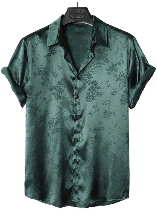 Men Floral Jacquard Shirt Price($14.00)