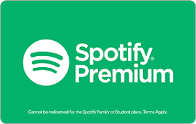 Spotify Premium subscription (Price: $10)