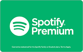 Spotify Premium subscription (Price: $10)